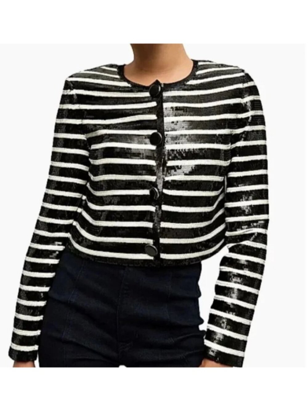Veronica Beard Mickey Sequin Jacket. Size 6